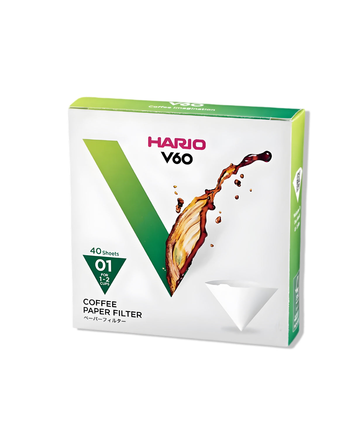 Hario V60 Filter Papers 1 cup (40 Sheets)