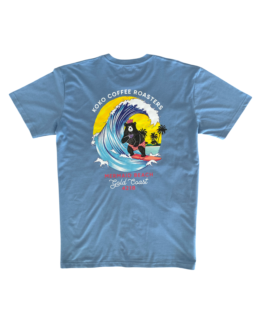 KoKo Surf, Sips & Sunshine Tee Bluebrid