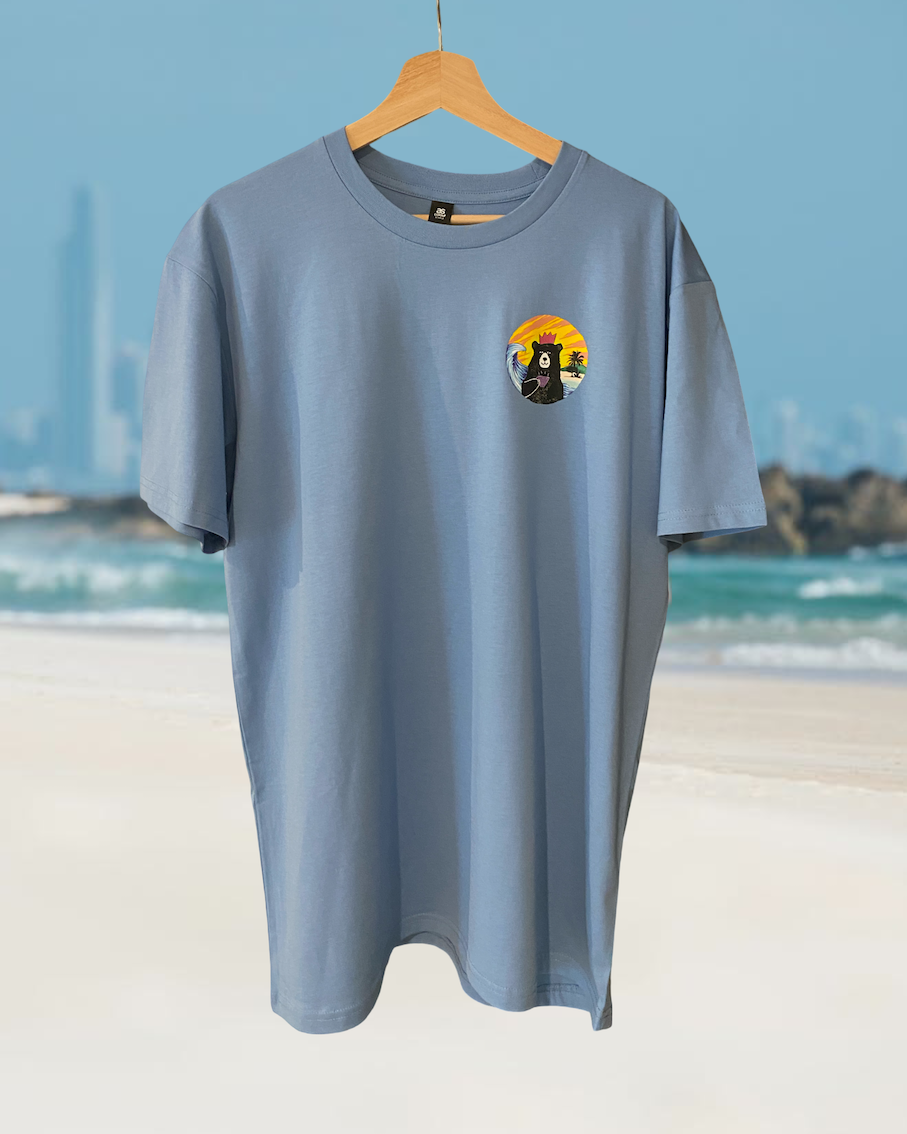 KoKo Surf, Sips & Sunshine Tee Bluebrid