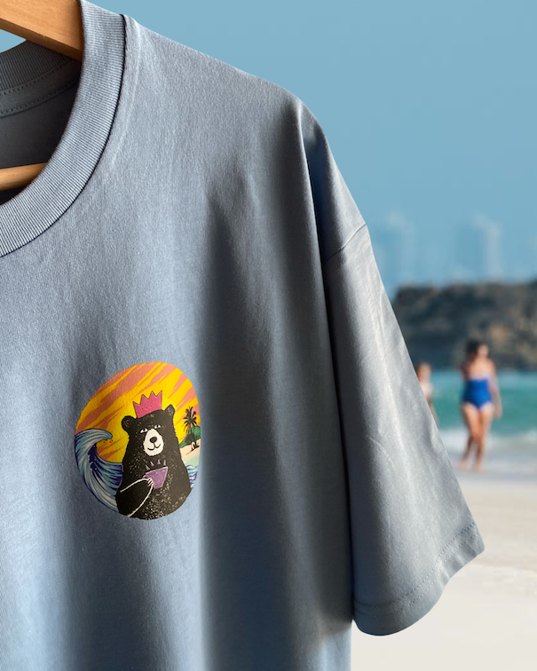 KoKo Surf, Sips & Sunshine Tee Bluebrid