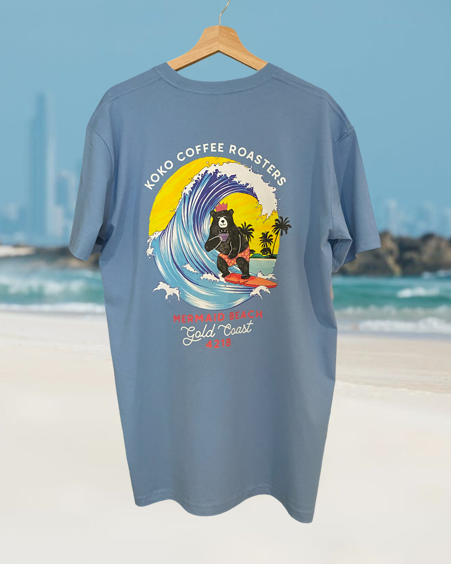 KoKo Surf, Sips & Sunshine Tee Bluebrid