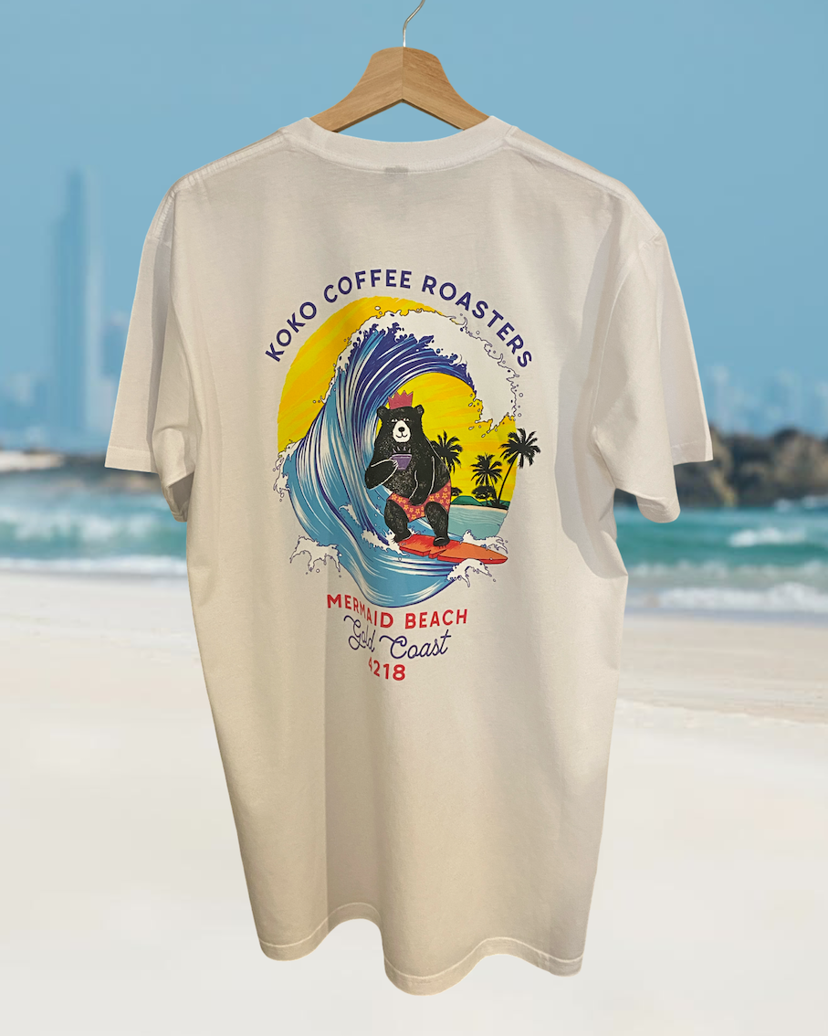 KoKo Surf, Sips & Sunshine Tee White