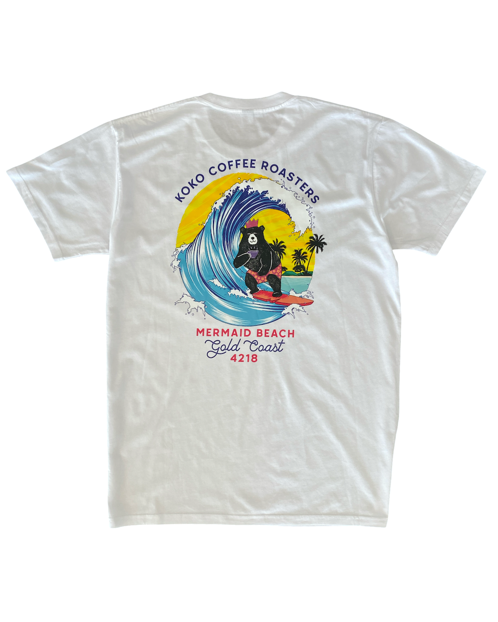 KoKo Surf, Sips & Sunshine Tee White