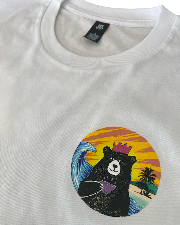 KoKo Surf, Sips & Sunshine Tee White
