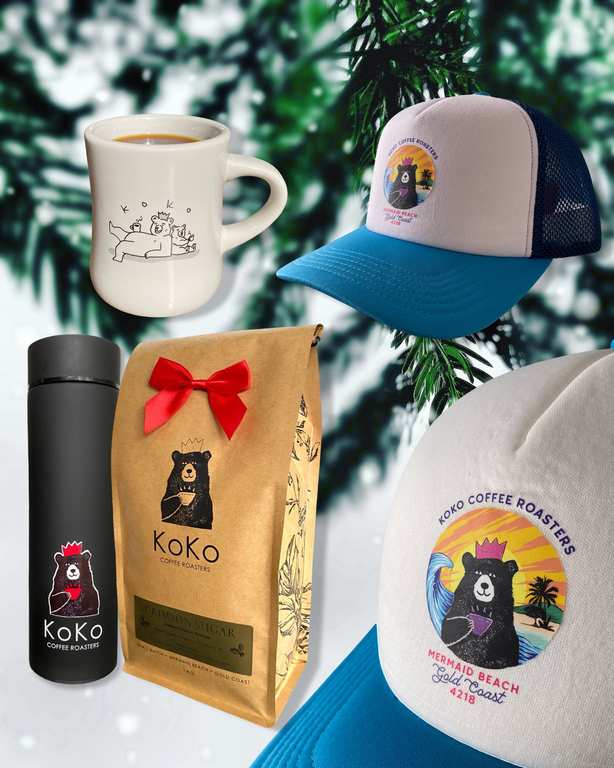 KoKo Xmas Beans, Brew and Bonce Gift Set