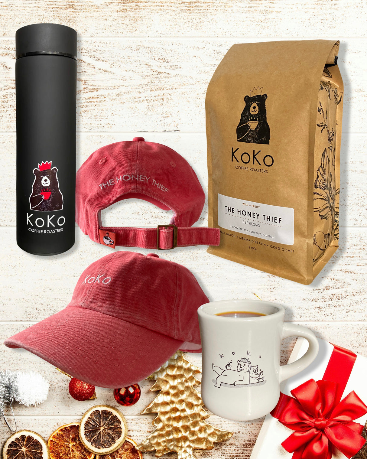 KoKo Xmas Beans, Brew and Bonce Gift Set