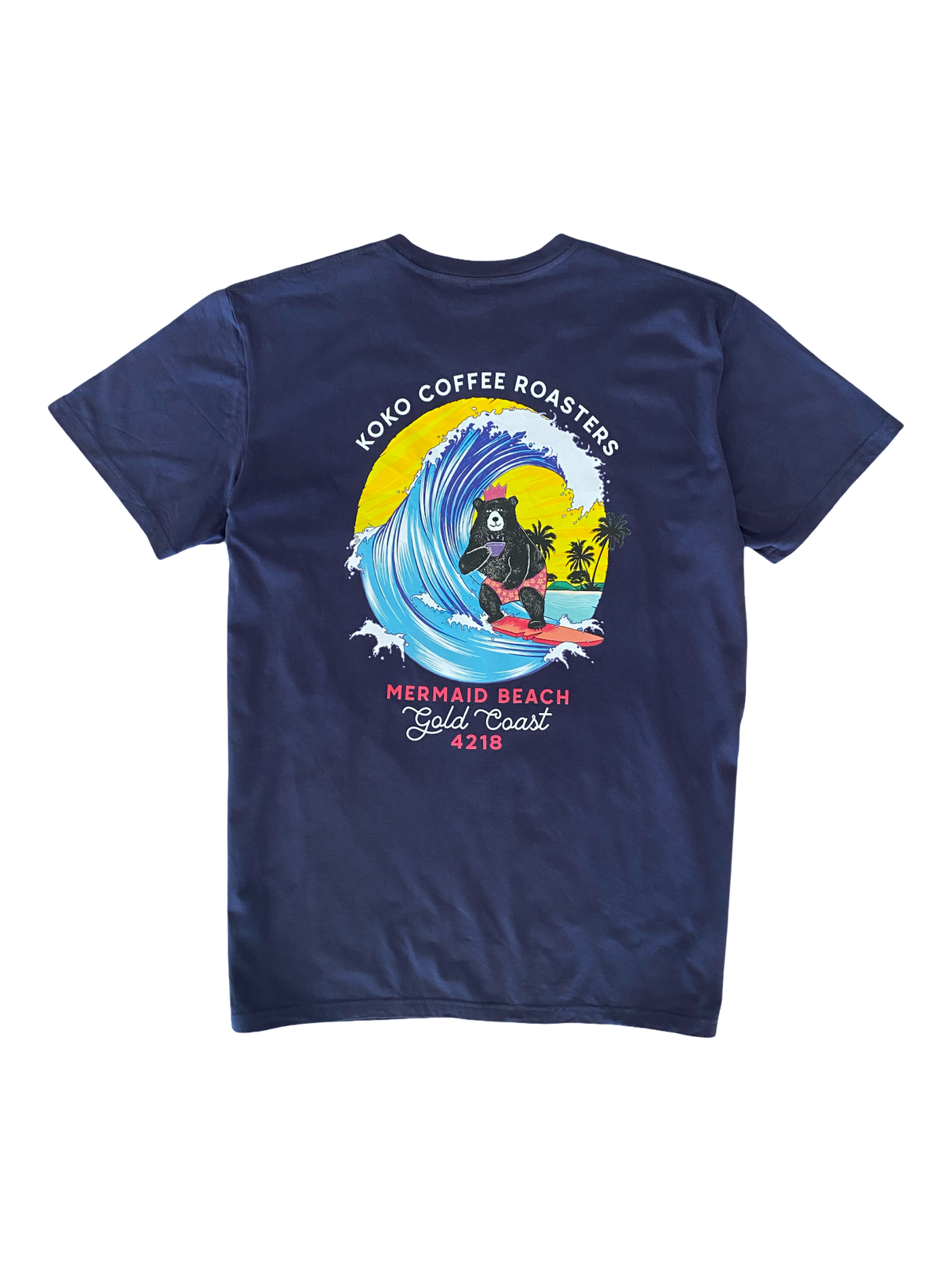 KoKo Surf, Sips & Sunshine Tee Midnight Blue