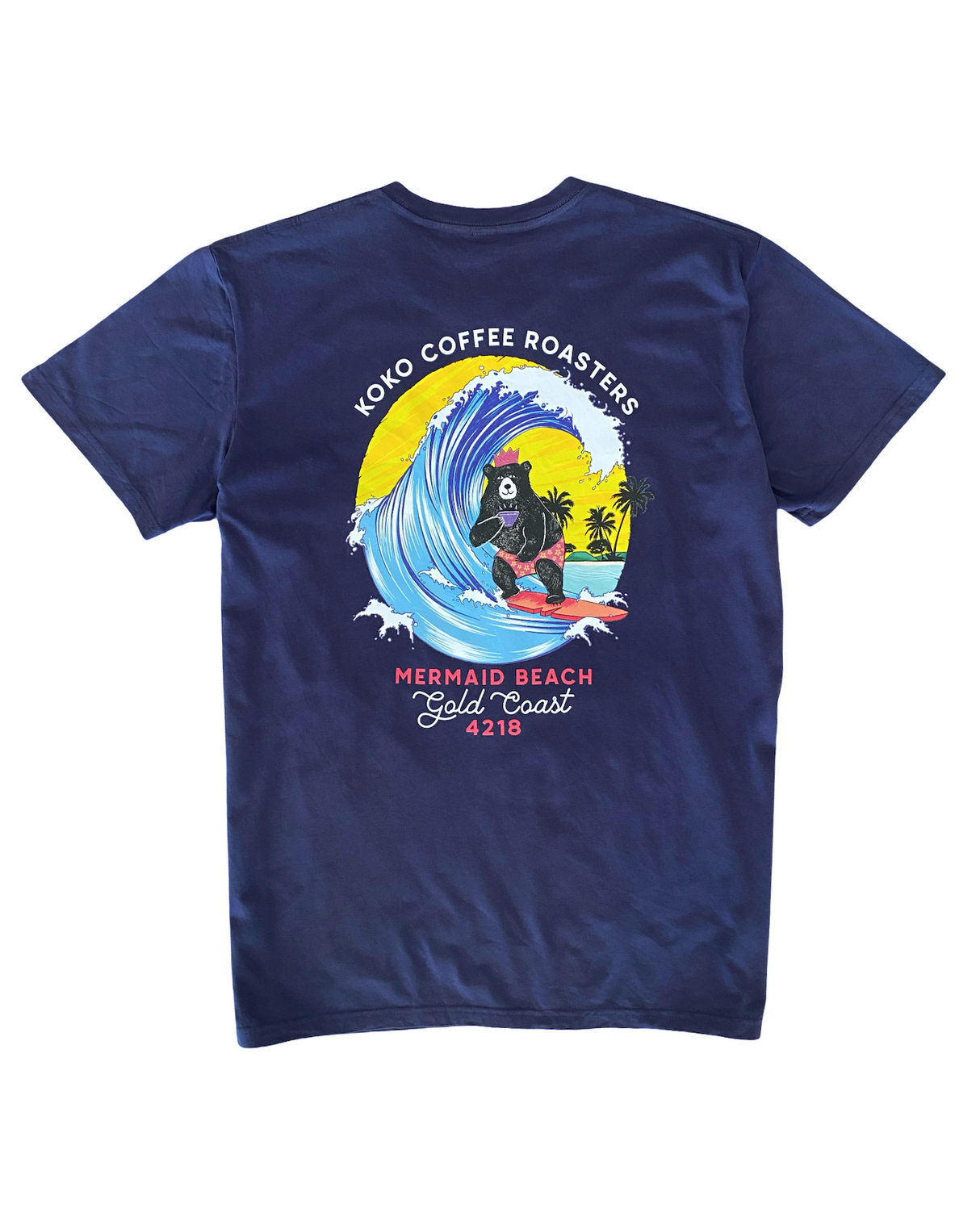 KoKo Surf, Sips & Sunshine Tee Midnight Blue