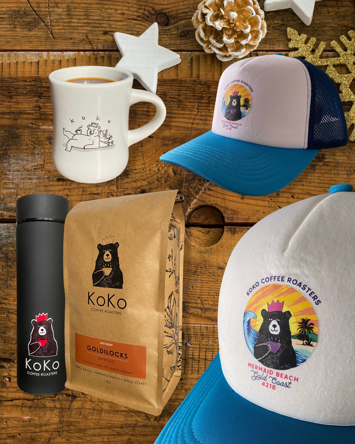KoKo Xmas Beans, Brew and Bonce Gift Set